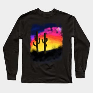 Cactus Sunrise Long Sleeve T-Shirt